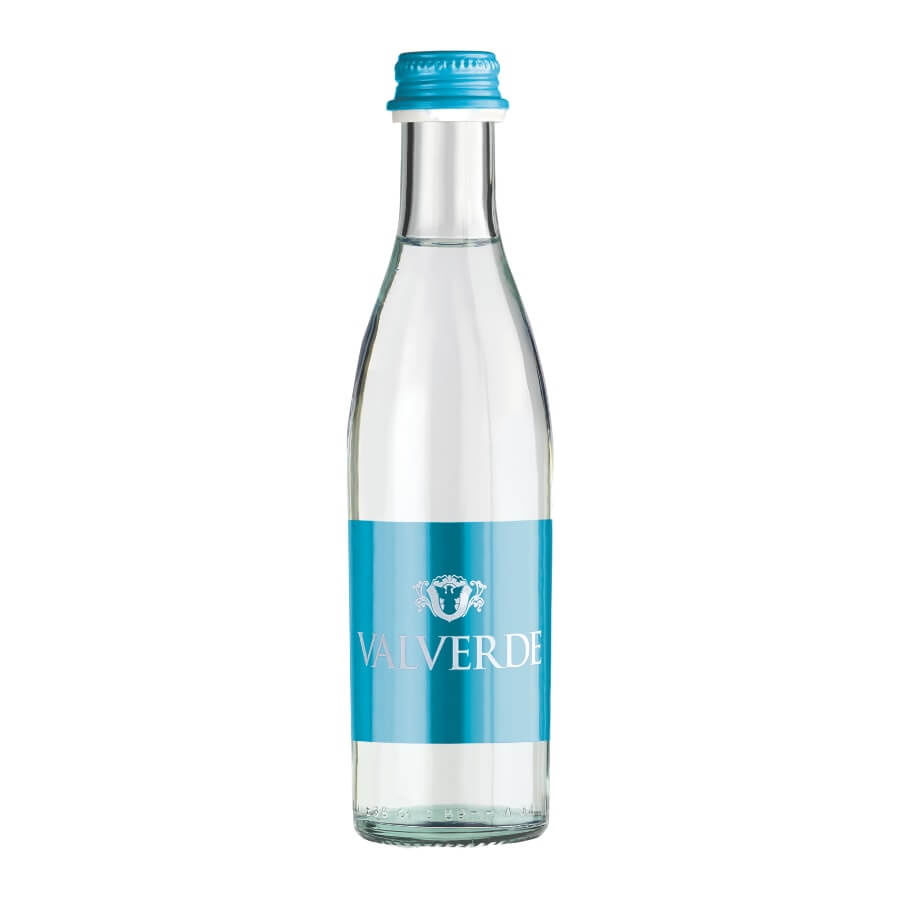 Bottiglia di vetro da 1lt per ricordarsi di bere più acqua.