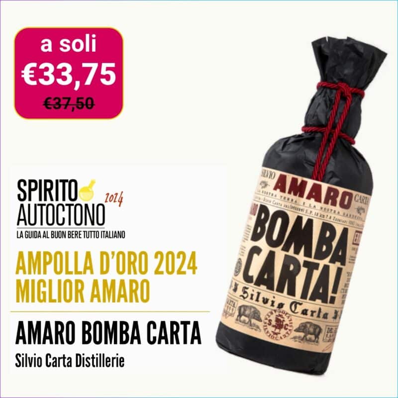 Amaro Bomba Carta a soli 33,75€ incede di 37,50